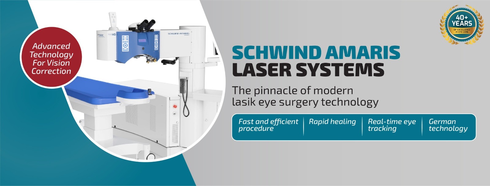SCHWIND AMARIS laser system advanced eye surgery equipment