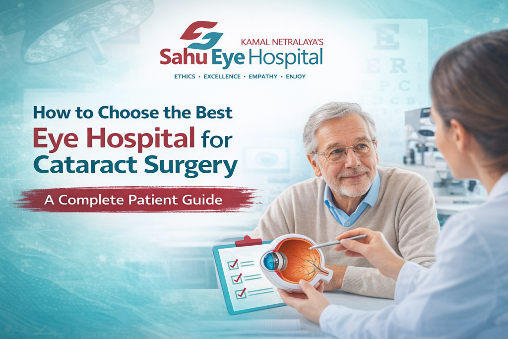 Best eye hospital facility for cataract surgery patient consultation